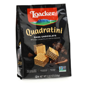 Dark Chocolate Loacker Quadratini Wafers