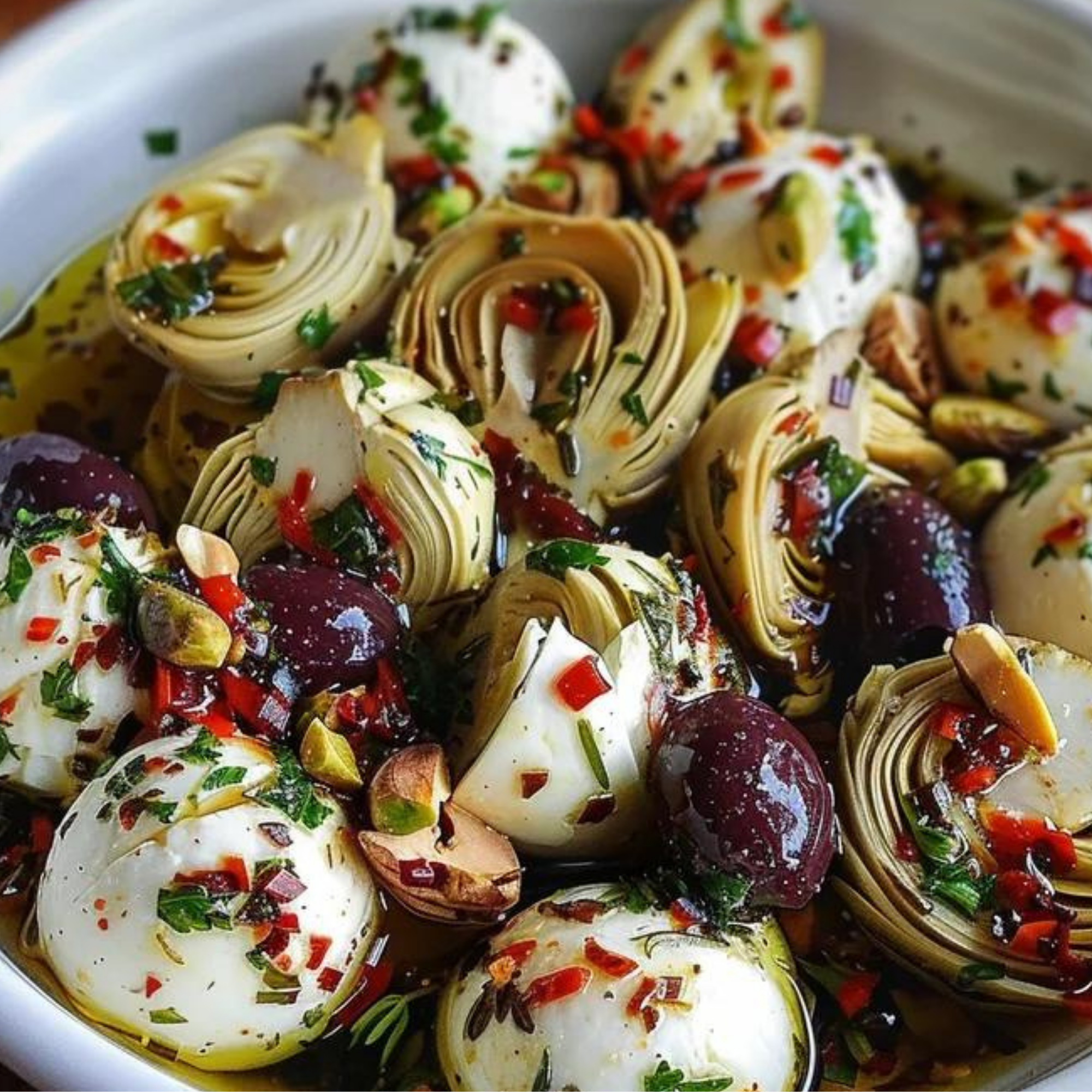 marinated bocconcini photo